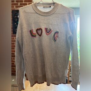 Zaket and Plover embroidered sweater. Size xs (fits like small or medium)